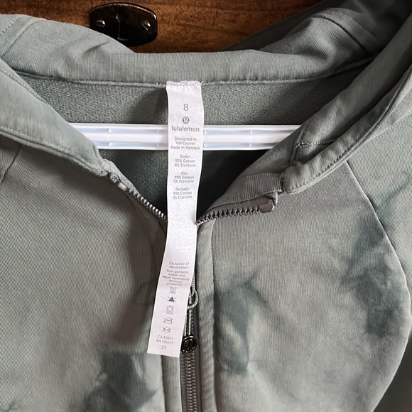 Shibori scuba hoodie sz 8 - Picture 3 of 7